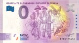 !!! 0 EURO SOUVENIR - SLOVACIA , EXPLORE SLOVAKIA - 2023.2 - UNC