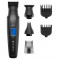 Set de tuns barba si parul Remington Graphite Series G3 PG3000, 6 in 1, Lame Grafit, Negru