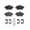 Placute frana Mercedes A-Class (W176), 06.2012-, B-Class (W246, W242), 10.2011-, Cla Coupe (C117), 01.2013-, Slk (R172), 02.2011-, SRLine