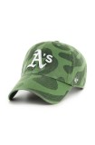 47 brand șapcă de baseball din bumbac MLB Oakland Athletics culoarea verde, modelator, B-FRFMC18GWS-FF