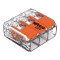 Conector derivatie 3 fire, max. 4 mm&sup2; (50 buc.) - WAGO 221-413