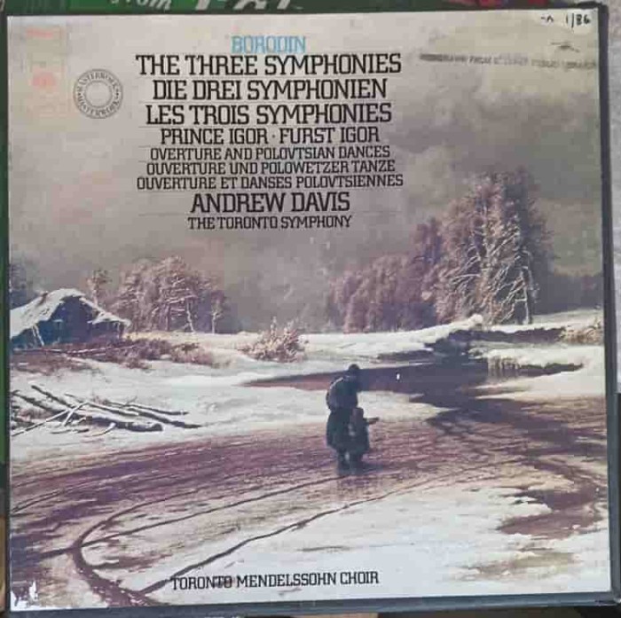 Disc vinil, LP. Symphonies, Sinfonien, Prince Igor, F&uuml;rst Igor. SETBOX 2 DISCURI VINIL-Borodin, Andrew Dav-241208