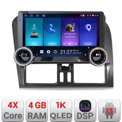 Navigatie dedicata Volvo XC60 2014-2018 cu sistem Sensus Connect Kit-272-14 Edotec 4+64 10.5 inch Incell 1K android Wifi 5Ghz gps internet CarStore Te foto