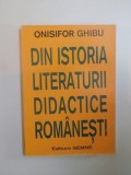 Onisifor Ghibu - Din istoria literaturii didactice romanesti