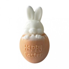 Lumanare Parfumata Iepure Happy Easter , Handmade din Ceara Naturala