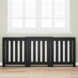 vidaXL &Icirc;ncărcător radiator Stejar Negru 205x21.5x83.5 cm Lemn tehnic