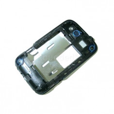 Capac mijloc HTC Wildfire S G13 A510c, carcasa mijlocie piesa de schimb neagra W20416