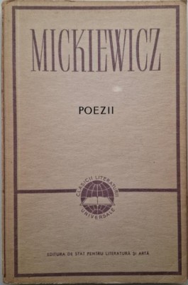 Poezii &amp;ndash; Adam Mickiewicz foto
