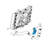 Furtun intercooler, supraalimentare Chrysler Pt Cruiser 2000-2010, diametru 41 mm, cauciuc, RapidAuto 2450PT-2
