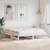 Gossi pat de zi cu extensie, 80x200 cm, lemn masiv de pin