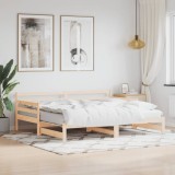 Gossi pat de zi cu extensie, 80x200 cm, lemn masiv de pin