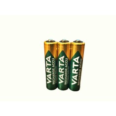 Set 3 acumulatori AAA, HR03, 550 mAh, 1.2V Ni-Mh, Varta
