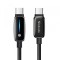 Cablu Date si Incarcare USB-C - USB-C McDodo CA-0100, 100W, 1.2m, Negru