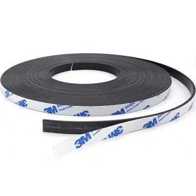 Banda magnetica cu adeziv 3M9448A, latime 12,7 mm, grosime 1,5 mm foto