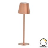 Cumpara ieftin Veioza tactila Brave, Pako World, LED, Bronz, 11x11x37 cm
