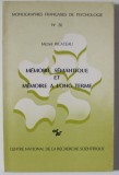 MEMOIRE SEMANTIQUE ET MEMOIRE A LONG TERME par MICHEL RICATEAU , 1976