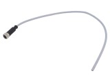 Conector M12 mamă drept 5 pini cod A DeviceNet CANopen HARTING cu cablu 0,5m PVC