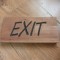 Placă lemn masiv fag pentru shopuri EXIT