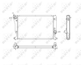 NRF 53768 Radiator, racire motor