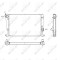NRF 53768 Radiator, racire motor