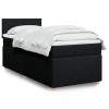 VidaXL Pat box spring cu saltea, negru, 80x200 cm, textil 3286502