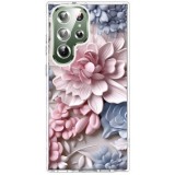 Husa personalizata pentru samsung galaxy s23 ultra, magsafe atasare magnetica, 3d flower medley 10