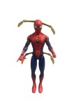 Cumpara ieftin Figurină Spiderman, Avengers, arme detașabile și lumină LED, 15 cm, roșu-albastru