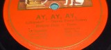 PLACA GRAMOFON / PATEFON. HIS MASTER&quot;S VOICE AY, AY. AY - MICHELE FLETA - tenor-