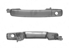 Maner exterior deschidere usa Nissan Qashqai (J10) 03.2007-04.2010, partea Stanga, Fata,negru, grunduit,
