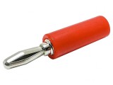Mufă Banană 4mm 15A Roșie Neizolată