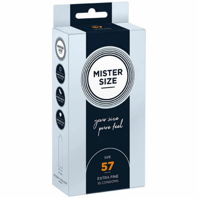 Prezerwatywy - Mister Size 57 mm (10 szt) foto