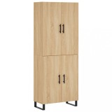 Cumpara ieftin Dulap inalt, stejar sonoma, 69,5x34x180 cm, lemn compozit