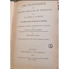 W. James, A. Mole - Dictionnaire des Langues Anglaise et Francaise
