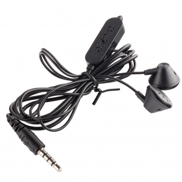 Handsfree 3.5mm alcatel CCB0049A10C1, Negru