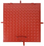 Capac canal MC60, 600x600 mm, bordoviu, max. 150 kg