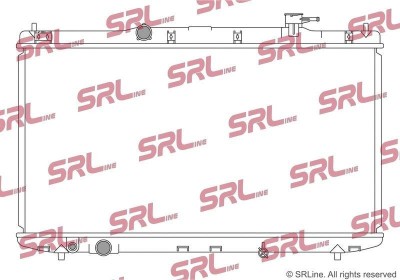 Radiator Honda Accord Usa (Cp) 12-17, motor: 2.0, 3.5 V6, 763x401x15,5, SRLine, Aluminiu/ Plastic brazat, 190105A2A01; 190105A2A03 foto