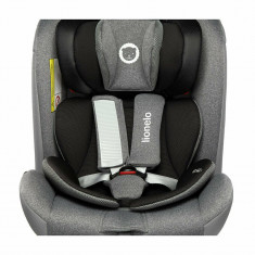 Scaun auto cu isofix Braam Stone cu protectie laterala si rotire 360 grade 0-36 kg gri Lionelo