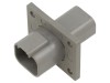 Conector Automotive DEUTSCH 4 Pini IP68 Gri, Cablu-Cablu, Montare Panou, Serie DT