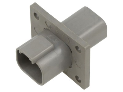 Conector 4 pini IP68, gri foto