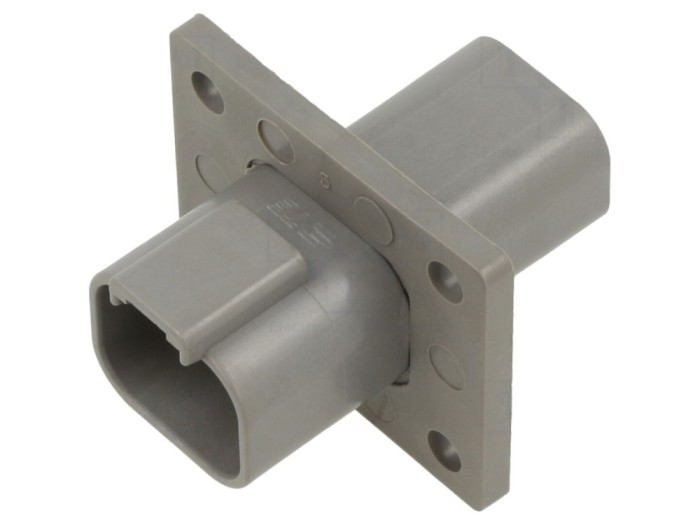 Conector 4 pini IP68, gri