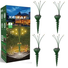 Set 4 Aparate Anti-Cartite BIRAI M8, 3 Moduri, Acoperire 360&deg;, Raza pana la 700㎡, Baterie 200mAh, Incarcare Solara, Vibratii, Impermeabil IP65, Ultras