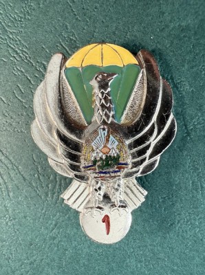 Insigna parasutist militar 1977 1989 RSR Cl 1 foto