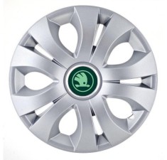 Set 4 Capace Roti Autohelix MSA&reg; potrivite jantelor de 16 inch, Compatibil Cu Skoda Nou Verde, model Top Gray
