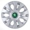 Set 4 Capace Roti Autohelix MSA&reg; potrivite jantelor de 16 inch, Compatibil Cu Skoda Nou Verde, model Top Gray