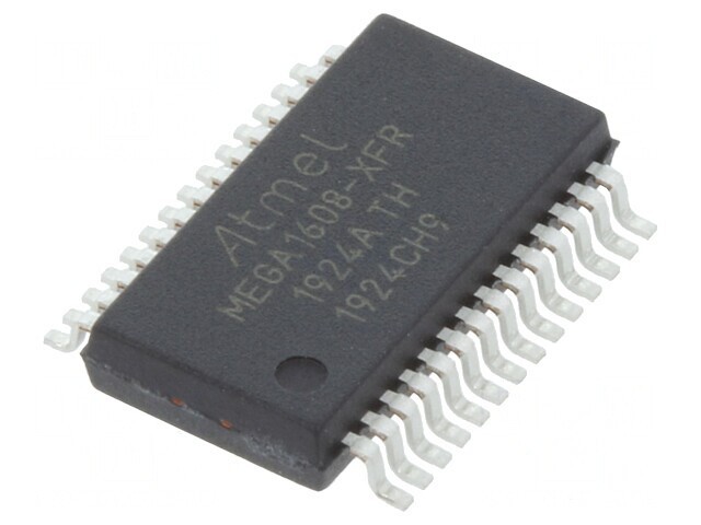 Microcontroler AVR SSOP28 cu Interfață I2C, PWM, SPI, UART x3