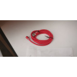 Cablu Magnetic de incarcare Smartphone, Tableta 2m fara plug in roso nou #1-117