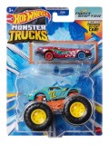 HOT WHEELS MONSTER TRUCK SI MASINUTA METALICA NIGHT SHIFTER, Mattel