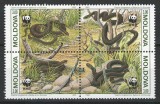 Moldova 1993 Mi 50/53 bloc MNH - WWF: Serpi