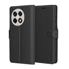 Husa OnePlus 13R Techsuit Leather Folio, negru foto