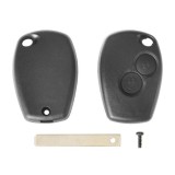 Carcasa Cheie Contact Pentru Dacia Logan / Sandero 2 Butoane. Cu Profil Semifabricat Cheie 155764 004RN010